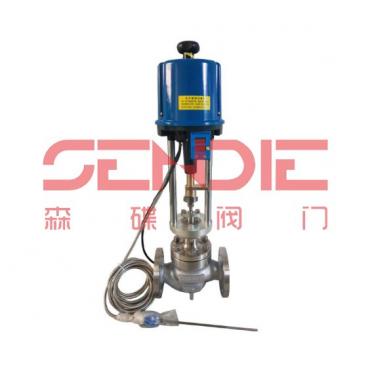 自力式電控溫度調節閥